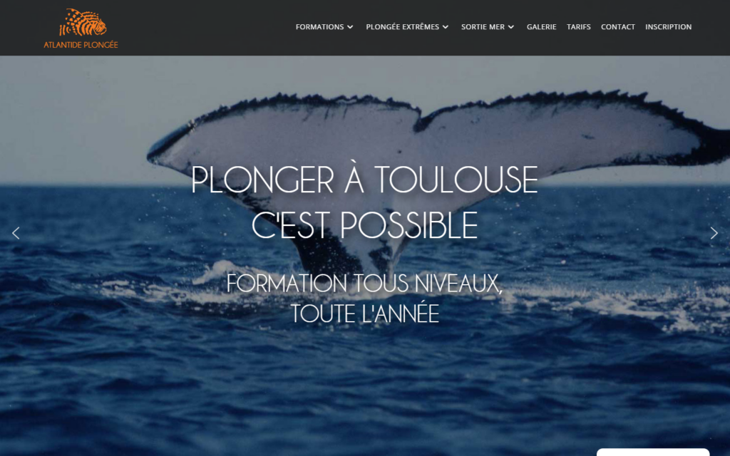 Site Atlantide Plongée, Loisirs · Plongée