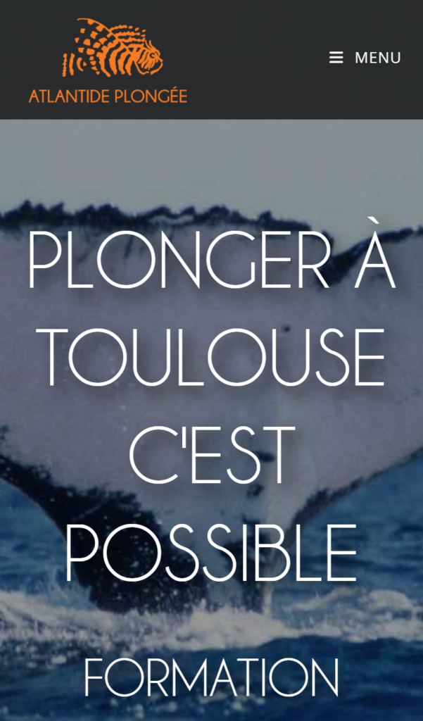 Version mobile du site Atlantide Plongée, Loisirs · Plongée