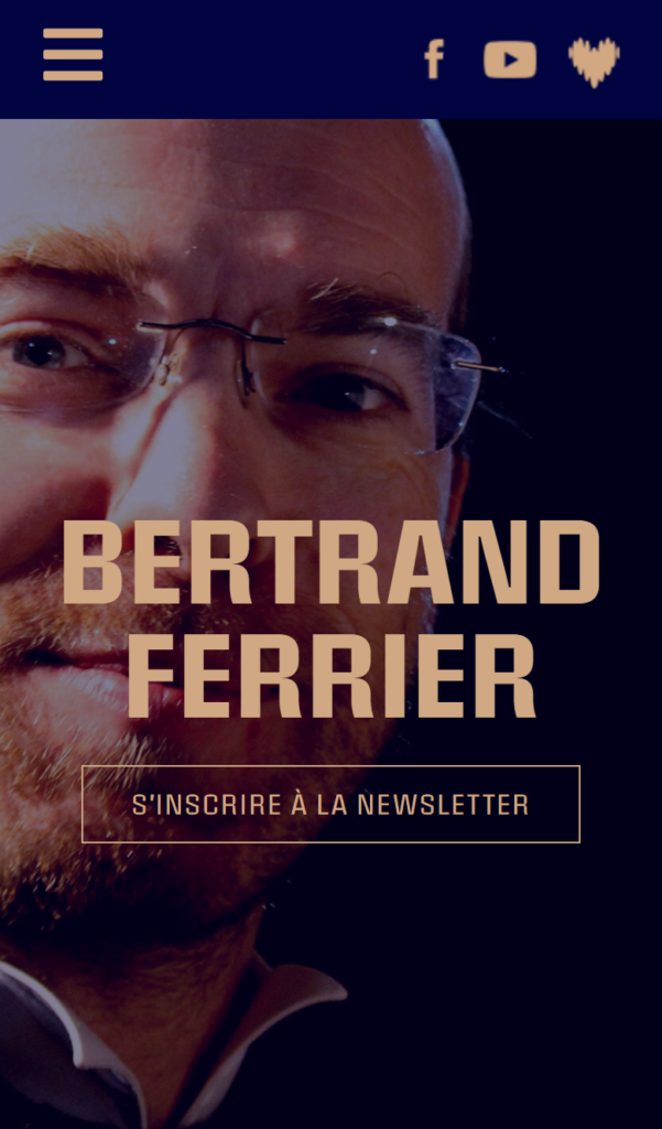 Version mobile du site Bertrand Ferrier, Culture · Artiste-auteur