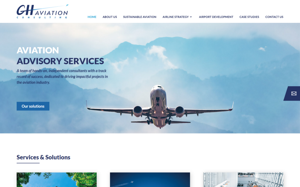 Site GH Aviation Consulting, Aéronautique