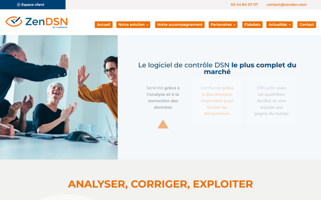 Site ZenDSN, Services · Logiciel RH (SaaS)